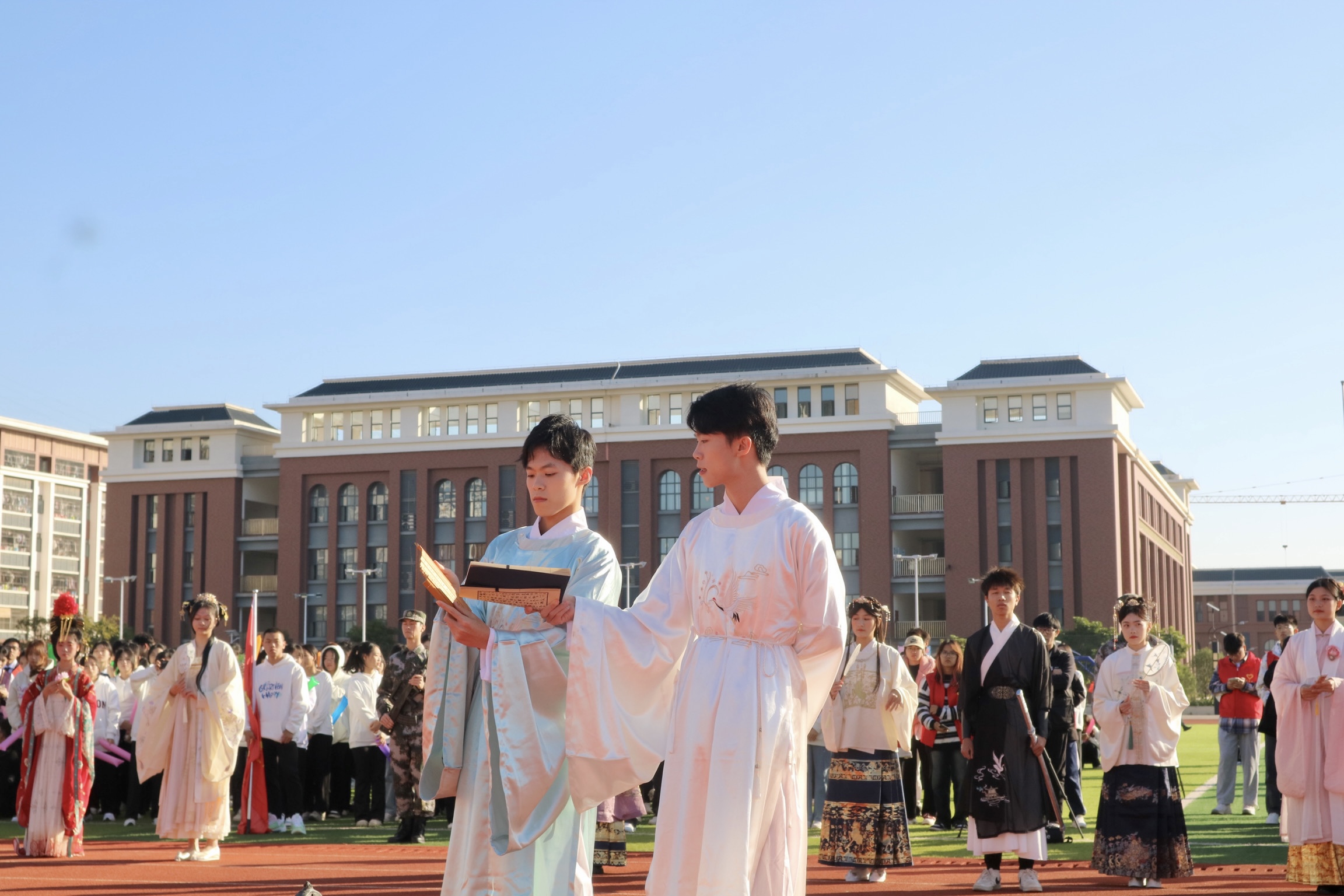 广东肇庆航空职业学院学生校园活动图